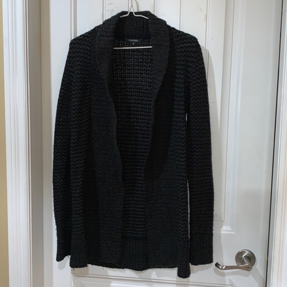 Dark gray cardigan